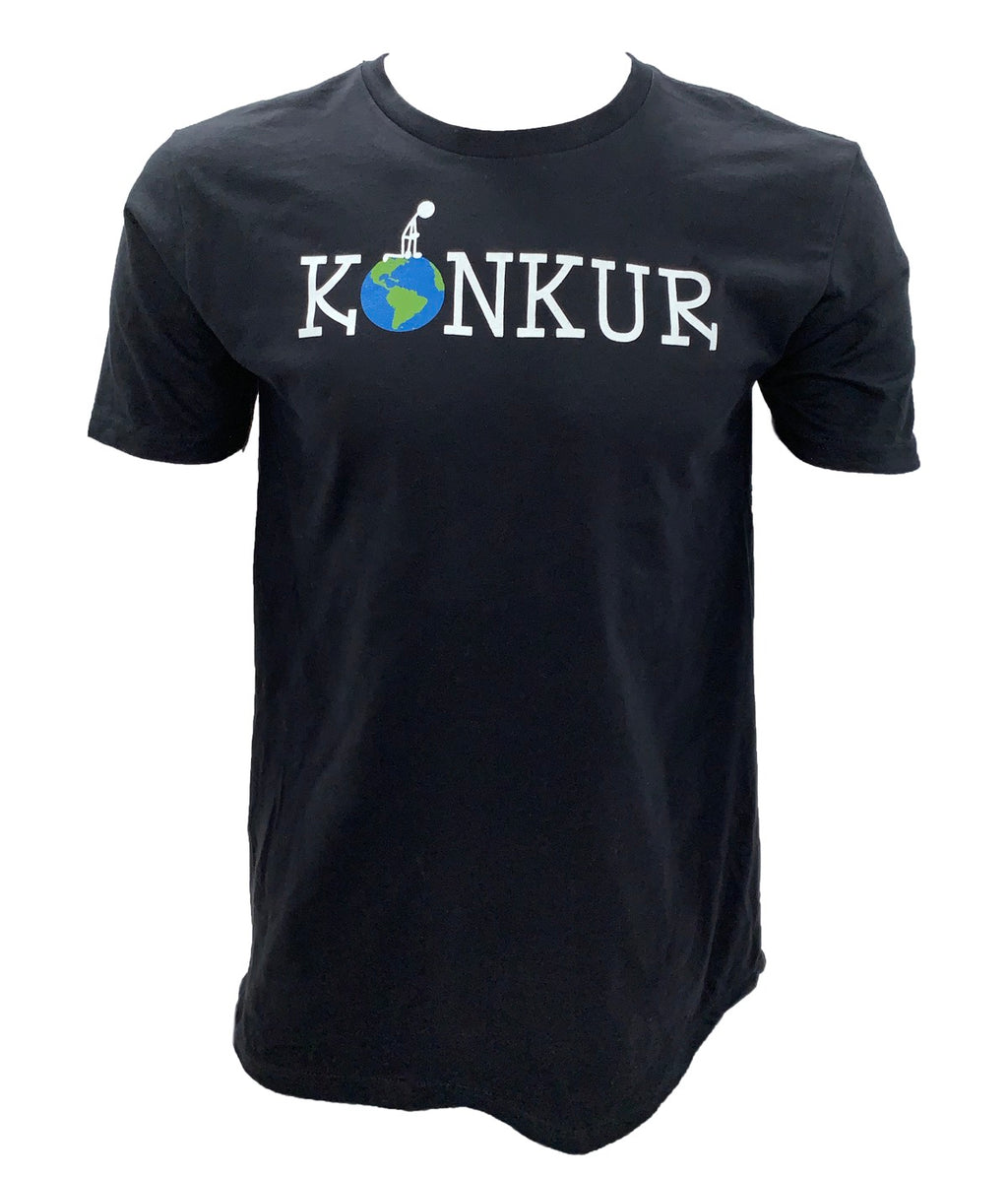 Konkur Black Long-line Tee